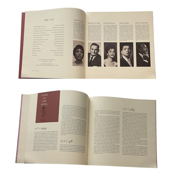 Puccini Madam Butterfly Vinyl Record 33 RCA Victor Red Seal LP Opera - Picture 9 of 10